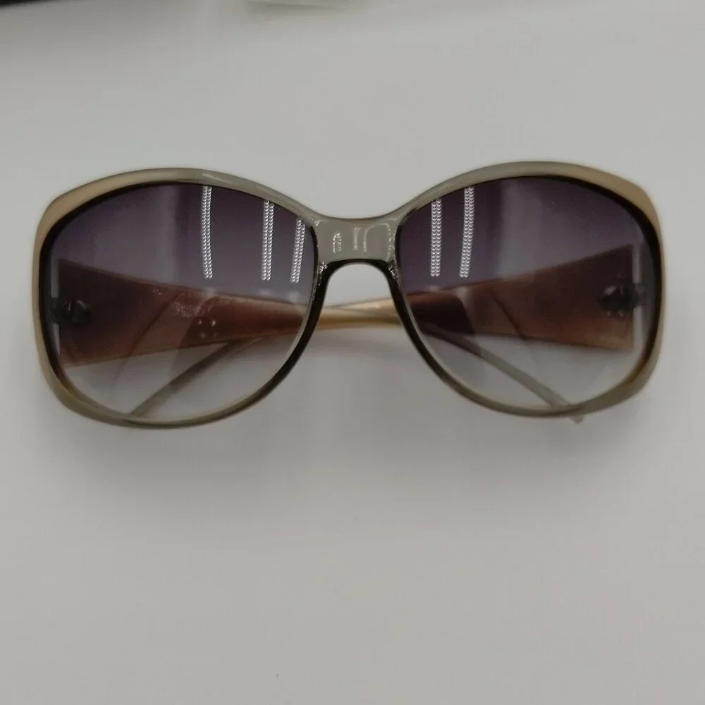 Givenchy SGV 722 Gold/Black Sunglasses